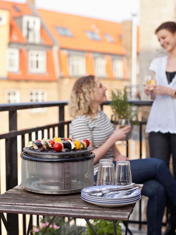COBB op het balkon
